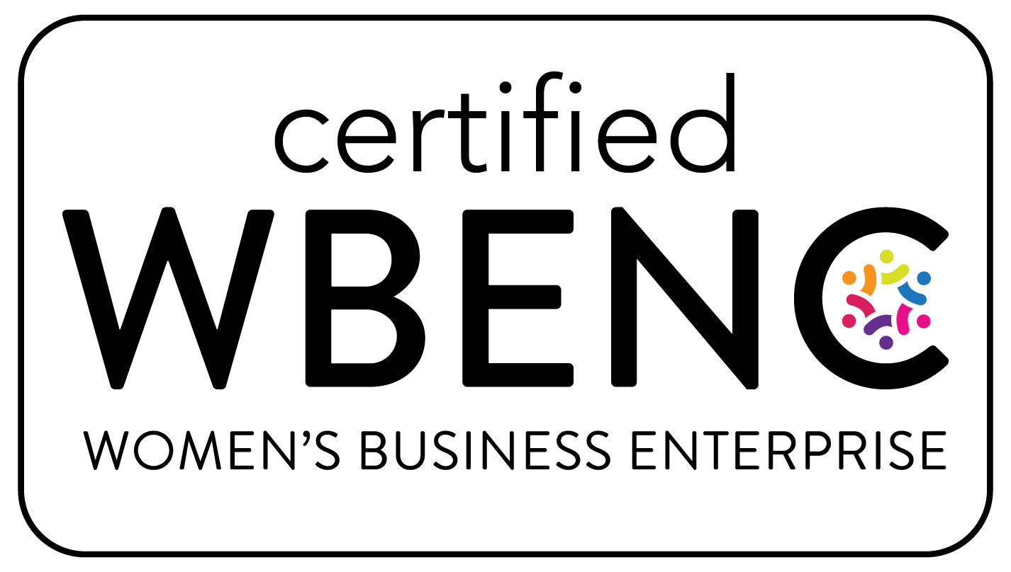 Massage by Design WBENC certified women-owned business badge