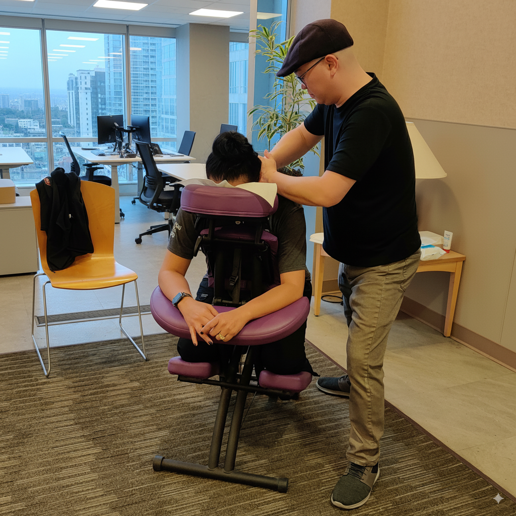 Employee Appreciation chair massage