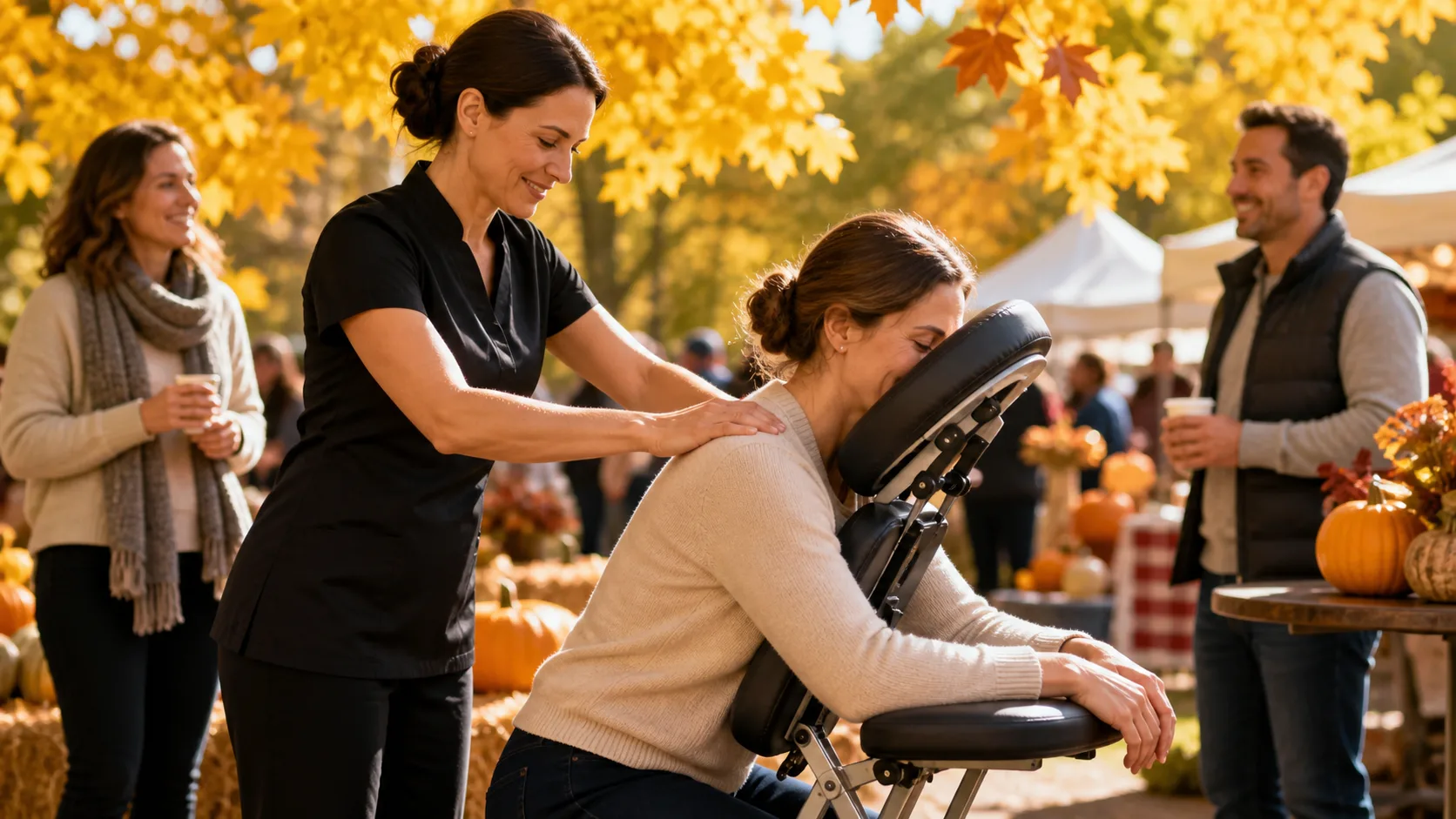 blog 10 Why Chair Massage is a Favorite at Autumn Festivals